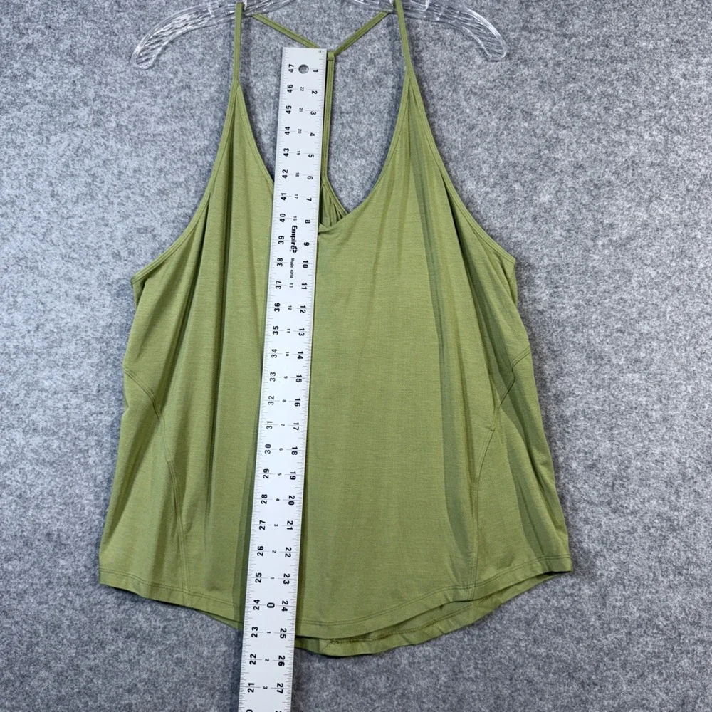 Lululemon Women's Green Modal Blend Racerback Tank Top Athletic Yoga Size‎ 12
